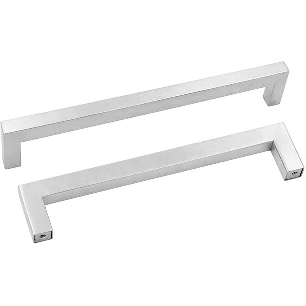 Goldenwarm 10 Pack Brushed Nickel Pulls Kitchen Handles