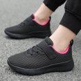 thumbnail image 6 of Otqutp Boys Girls Athletic Running Shoes Non-Slip Lace Up Adjustable Strap Sneakers Lightweight Breathable Tennis Shoes, 6 of 8