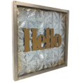 thumbnail image 3 of Wooden Hello Decorative Wall Art, 3 of 6