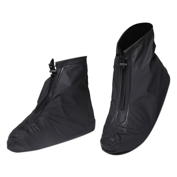 Couvre-chaussures imperméables pour vélo - En silicone noir - Réutilisables  - Unisexe - Antidérapantes - Pour l'extérieur : : Mode