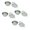 Silver, variant on NANMELX Metal Tea Filter Set 304 Cup Basket with Rest Bowls for Daily Use