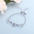 thumbnail image 3 of Urn Bracelet for Ashes for Women Girls Forever Love Heart Cremation Urn Ashes Bracelet with Birthstone Keepsake Memorial Urn Bangle, 3 of 7