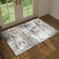 thumbnail image 2 of BERTHMEER 2'x3' Small Abstract Area Rugs for Entryway Doorway indoor Doormats Machine Washable Non-slip, Gray Multi, 2 of 5