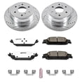 thumbnail image 1 of Power Stop Brake Kit K6562-36 Z36 Truck & Tow; Carbon Fiber Ceramic Brake Pads; Cross-Drilled And Slotted Rotor; With Rotor/Brake Pad/Hardware, 1 of 5