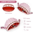 thumbnail image 6 of Checkered Crossbody Bag,Spacious Bum Bags for Women Nylon Crossbody Fanny Packs Checkered Purse Belt Wallet, 6 of 15