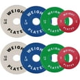 thumbnail image 1 of Ourlova 37.5 LB Set Change Plates, Fractional 2" Bumper Plates, Weightlifting Barbell Plates, 1 of 8