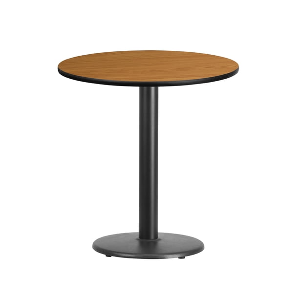 Flash Furniture 24'' Round Natural Laminate Table Top with 18'' Round