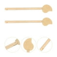 thumbnail image 3 of 2Pcs Creative Leaf Shape Straight Lock Bolt Chinese Furniture Locking Pin, 3 of 8