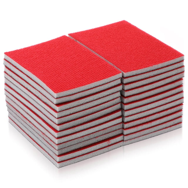 FUTUREORYY 24pcs Sandpaper Block Aluminium Oxide Multi Sanding For Plastic Models