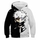 thumbnail image 1 of 2023, ropa para niños, Sudadera con capucha de Naruto, sudadera de Anime Uzumaki Akatsuki Sakura Kakashi Sasuke Hinata Hyuga, sudadera para niños 110 zhangyuxiang CONDUJO, 1 of 2