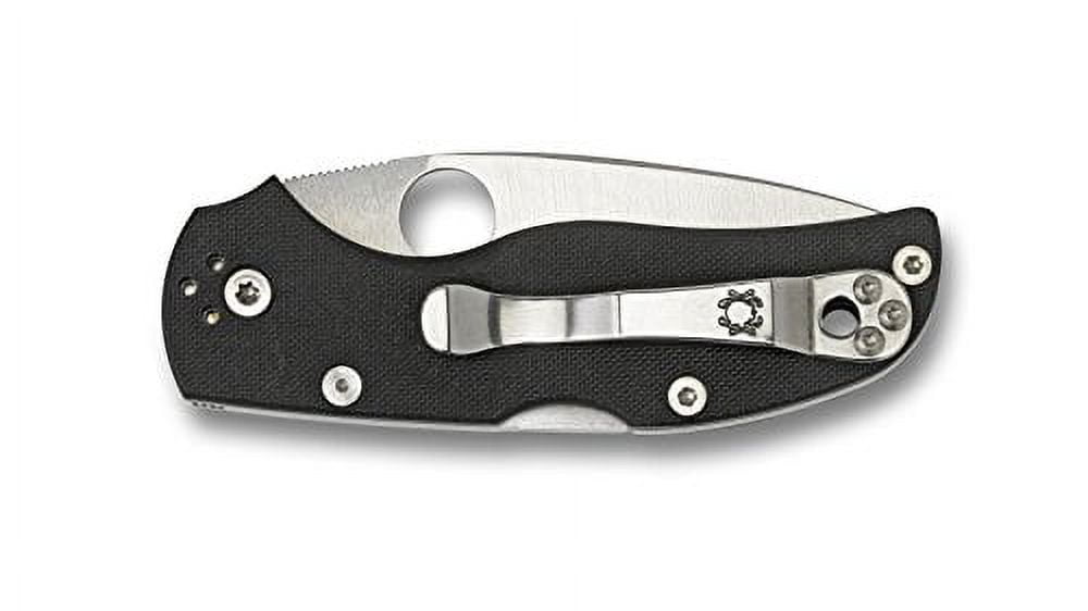  Spyderco C41GP5 Native5 G-10, cuchillo de filo liso. :  Herramientas y Mejoras del Hogar