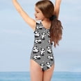 thumbnail image 4 of SEANATIVE Cartoon Panda One Piece Bathing Suit Size 5-6 Y Elastic Kids Girls Girls Bikini Swimsuit Lightweight Beach Swimwear Body Suits, 4 of 7