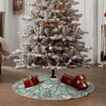 thumbnail image 5 of Daiia Retro Rooster4 Drawing Merry Christmas Tree Skirt , Xmas Large Lace-up Tree Skirt, Santa Snowflakes Rustic Home Decorations New Year Party Farmhouse Decor-36", 5 of 7