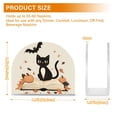 thumbnail image 4 of Yayeee Napkin Holder for Table Kitchen Paper Tissue Organization, Cartoon Halloween Cat, 4 of 8