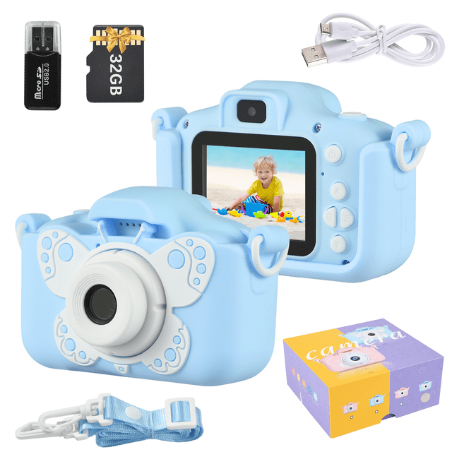 Tomfoto X7 Mini Cámara Cámara para niños Cámara digital 1080P Video