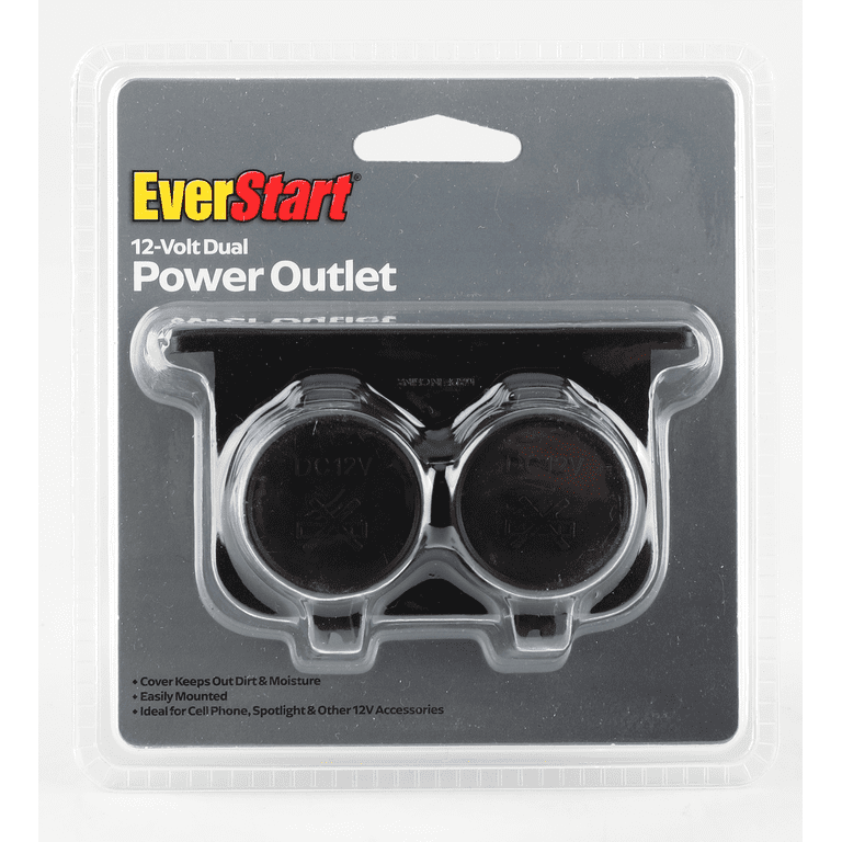 EverStart Dual 12V Power Outlet Adapter with Protective Covers photo 8