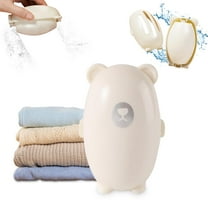 Reusable Washable Lint Roller, Mini Travel Size Lint Roller Extra Sticky Small Compact Portable Pet Lint Roller on The Go Lint Roller Ball for Clothing Sofas Hair Debris Dust Remover Tool, White