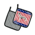 thumbnail image 2 of Carolines Treasures BB3283PTHD Patriotic Dalmatian Pair of Pot Holders, 2 of 3