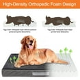 thumbnail image 3 of PayUSD Dog Bed for Extra Large Dogs Waterproof Thick Dog Beds Big Orthopedic Dog Beds with Removable Double Layer Washable Cover for Jumbo Dogs Pet Bed Mat Egg-Crate Foam, 2XL(47"X30"X4"), Gray, 3 of 8