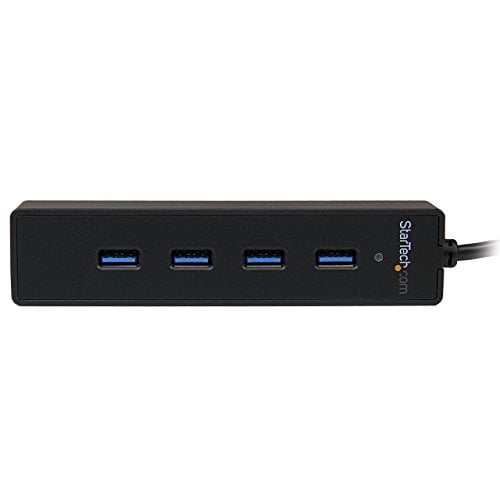 Concentrador USB 3.0 StarTech.com de 4 Puertos con Cable Integrado