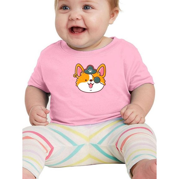 Adorable Pirate Dog T-Shirt Infant -Image by Shutterstock, 18 Months