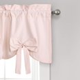 thumbnail image 2 of Cortina de ventana con cenefa Lush Decor Melody Bow Blush, 45 x 132 cm, 2 of 4