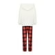 thumbnail image 3 of Conjunto de pijama navideño familiar a juego, sudaderas con capucha de forro polar afelpado, pantalones a cuadros, pijama de alce navideño para niños y adultos., 3 of 6