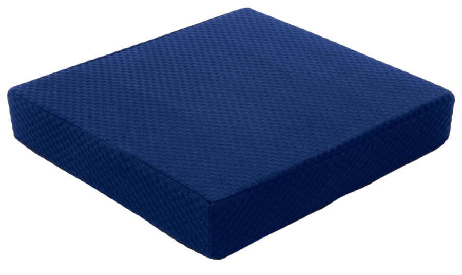 Tush Cush Car Computer Desk Seat Foam Cushion NAVY BLUE BRAND NEW 