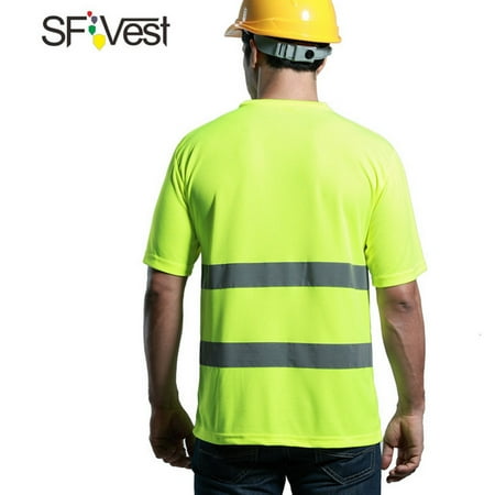 SFVest High Visibility Reflective Safety Work Shirt Reflective Vest