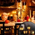 thumbnail image 3 of Bewildely Luz colgante de Halloween, atmósferas de fiesta, lámpara de casa embrujada espeluznante, patio, chimenea, linterna para el hogar, fotografía Kits de decoración para fiestas tipo 4 Bewildely HA064694-04, 3 of 6
