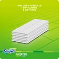 thumbnail image 3 of Swiffer Sweeper Dry + Wet Sweeping Kit (1 Sweeper, 7 Dry Cloths, 3 Wet Cloths), 3 of 12