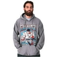 thumbnail image 5 of Street Fighter Ryu Stay Hungry Hoodie Hooded Sweatshirt Men Brisco Brands L, 5 of 6