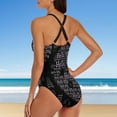 thumbnail image 4 of Hello Kitty Women's One Piece Swimsuit Athletic Training Swimwear Bathing Suit, 4 of 7