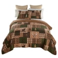 thumbnail image 2 of Donna Sharp Juego De Cama King – 3 Piezas – Juego De Edredón Green Forest Lodge Con Edredón King Y Dos Fundas De Almohada Estándar – Lavable A Máquina, 2 of 5