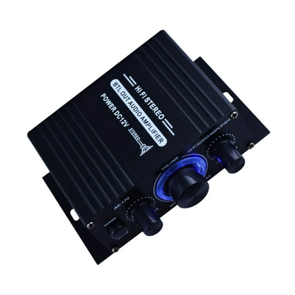 High-Power 200W 200W Max Output Amplifier for Immersive Audio Experiences Easy to Transport