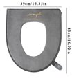 thumbnail image 5 of WREESH Summer Toilet Cover Toilet Cover Plus Velvet Toilet Sticker Zipper Type, 5 of 5