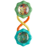 Angle View: Bright Starts Rattle & Shake Barbell Toy, Ages 3 Months and Up Green