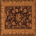 thumbnail image 1 of Ahgly Company Indoor Square Persian Orange Traditional Area Rugs, 4' Square, 1 of 1