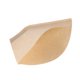 thumbnail image 4 of 40 Uds. Papeles de filtro para taza de café con forma de cono Natural sin blanquear #102, 4 of 5