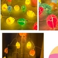 thumbnail image 4 of Mrzvby Easter String Lights Decorations,Easter Day Decoration Lights String Lights Outdoor Broken Yellow Chicken Colorful Lights String Lights Chicks Cracked Eggs Broken Eggs Cracked Eggs, 4 of 6