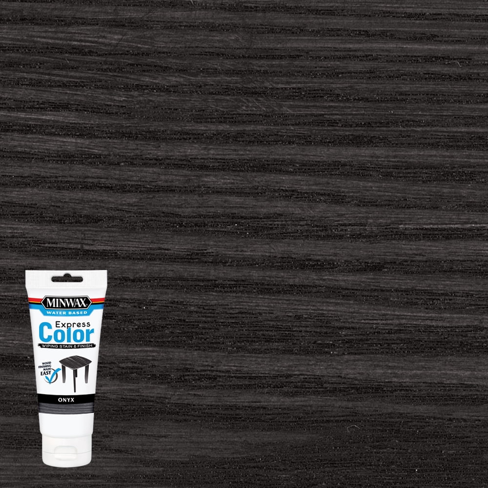 Minwax Express Color Wiping Stain & Finish, Onyx, 6 fl. oz.