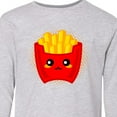 thumbnail image 4 of Inktastic French Fries Funny Food Long Sleeve Youth T-Shirt, 4 of 5