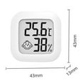 thumbnail image 4 of Indoor Thermometer 3Pack, Digital Hygrometer Room Thermometer for Home, Hight Accurate Temperature and Humidity Monitor for Greenhouse, Reptile, Cellar, Office, 4 of 5