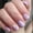 Papillon Rond Doux Floraison Violet, variante sur Fofosbeauty 24 Pcs Ongles Postiches Autocollants, Faux Ongles pour Cadeaux, Papillon Rond Doux en Floraison Violet