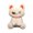 A003- White, variant on Stuffed Cat Plush Halloween Dark Spooky Goth Black Cat Toys Sitting Animal Plush for Home Party Display Themed Room Decor for Teens and Horror Enthusiasts