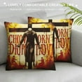 thumbnail image 3 of GOSMITH   Christian Pillow Cover Bible Quote Jesus Throw Pillow Case Sofa Bed Couch Throw Cushion Cover Decoration, 3 of 5