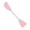 Pink, variant on Geemin for Facial Pore Cleaner Brushes Soft Silicone Double-head Face Brush Applicator