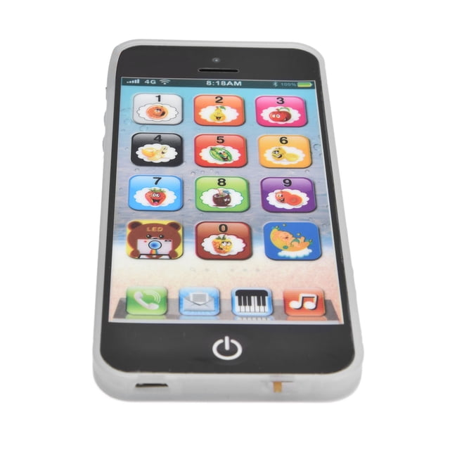 Teléfono celular de aprendizaje infantil, juguete para teléfono móvil para niños, juguete para teléfono móvil con pantalla táctil, juguete para teléfono móvil, integración perfecta