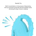 thumbnail image 4 of Flying Disc Dog Sport Toy, Squeaky Ligero TPR Dog Flying Disc Toy 2 Lados Diseño Hueco Para Parque, 4 of 8