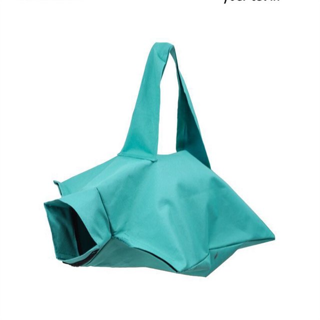 Bolsa para mascotas Bolsa de hombro Bolsa de mensajero para el pecho del perro Bolsa de salida portátil para mascotas Verde TUNC Sencillez